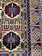 Belzhiki Gandumak Hand-Knotted Afghan Carpet | 250×350 cm