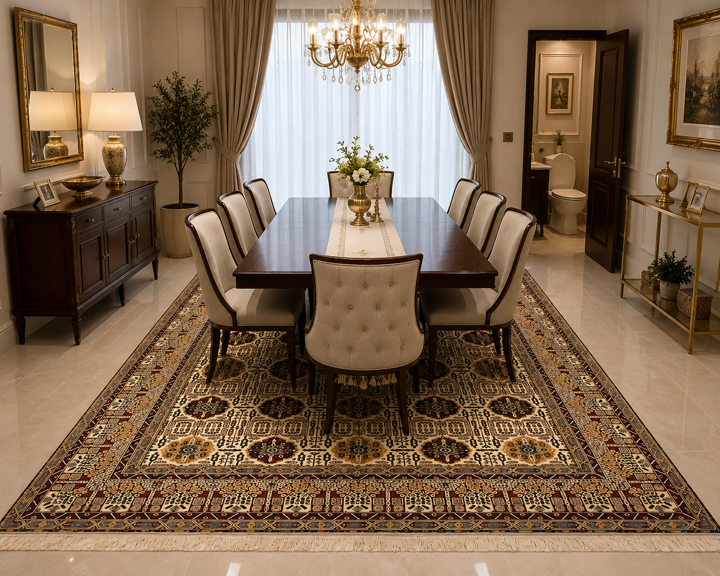 Belzhiki Gandumak Hand-Knotted Afghan Carpet | 250×350 cm