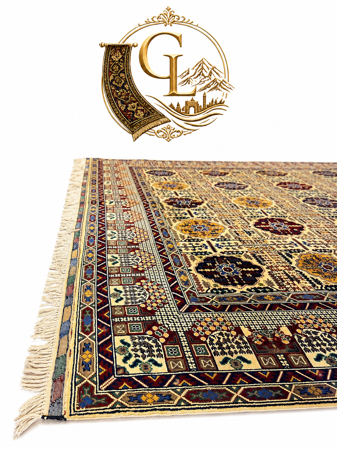 Belzhiki Gandumak Hand-Knotted Afghan Carpet | 250×350 cm