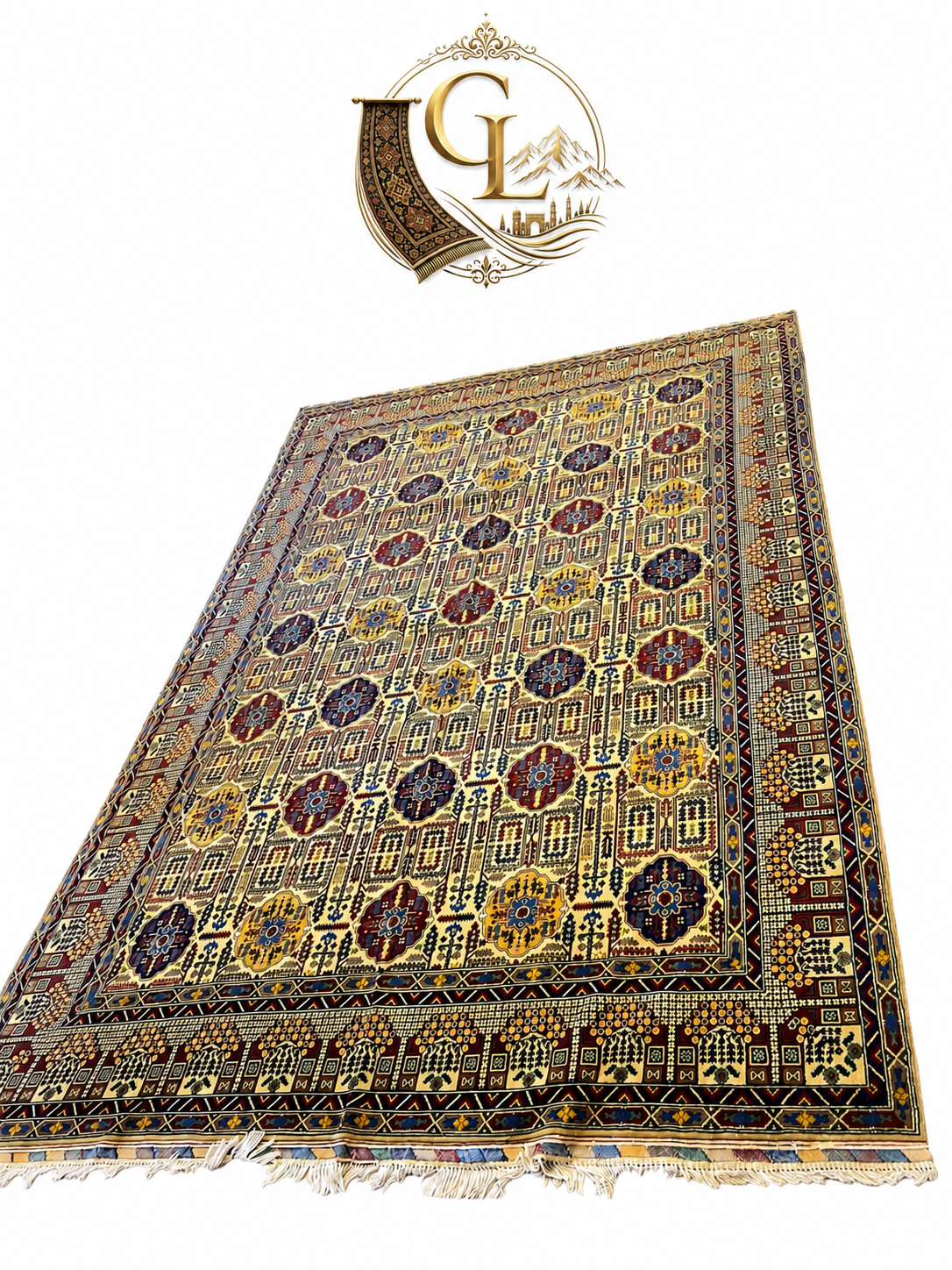 Belzhiki Gandumak Hand-Knotted Afghan Carpet | 250×350 cm