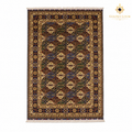 The Mazar-e-Sharif Aqcha Legacy, a hand-knotted Afghan wool carpet shown in full.