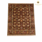 The Mazar-e-Sharif Chobi Royal Flower Legacy, a hand-knotted Afghan wool carpet shown in full.