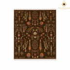 The Jawzjan Chobi Chinar Legacy, a hand-knotted Afghan wool carpet shown in full.