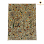 The Jawzjan Chobi Paradise Legacy, a hand-knotted Afghan wool carpet shown in full.