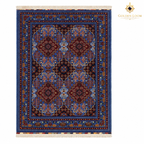 The Jawzjan Mamluk Legacy, a hand-knotted Afghan wool carpet shown in full.