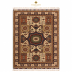 The Maimana Mamluk Legacy, a hand-knotted Afghan wool carpet shown in full.