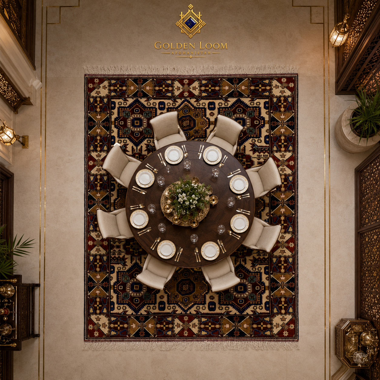 Belzhiki Mamluk Afghan Carpet – Hand-Knotted | Jawzjan, Afghanistan
