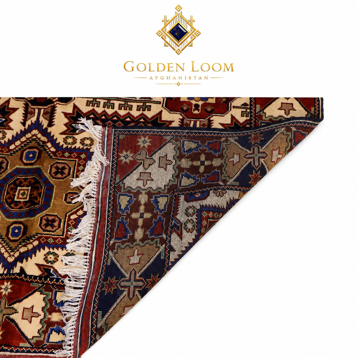 Belzhiki Mamluk Afghan Carpet – Hand-Knotted | Jawzjan, Afghanistan