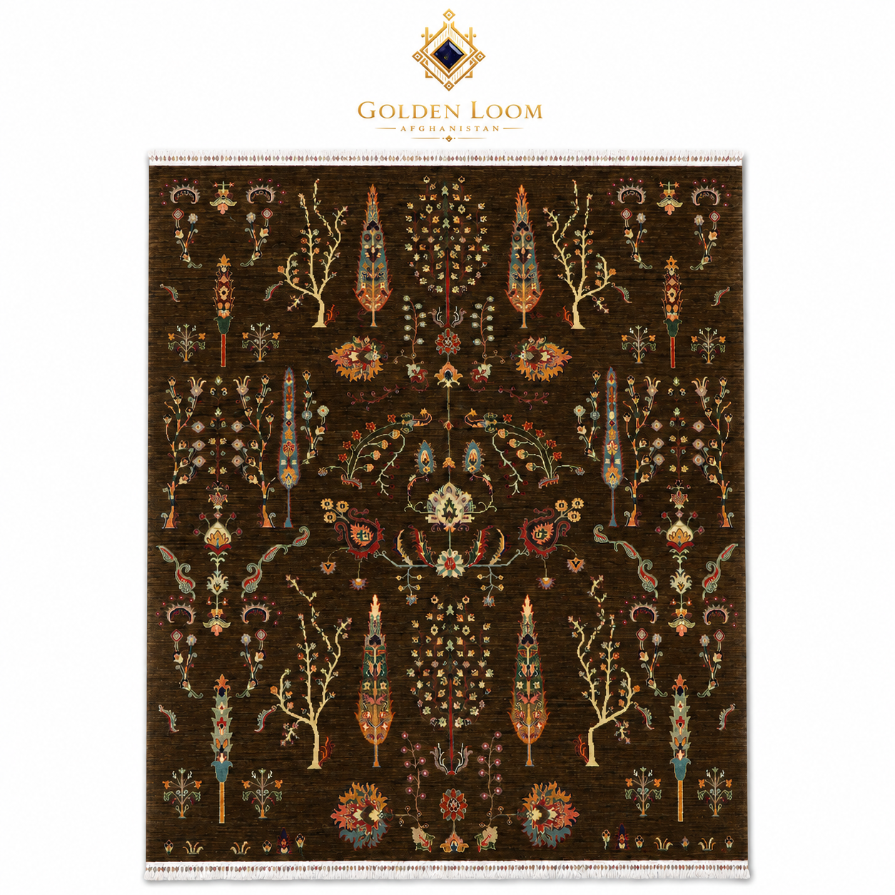 Chobi Oriental Chinar Pattern Carpet – 8 m²