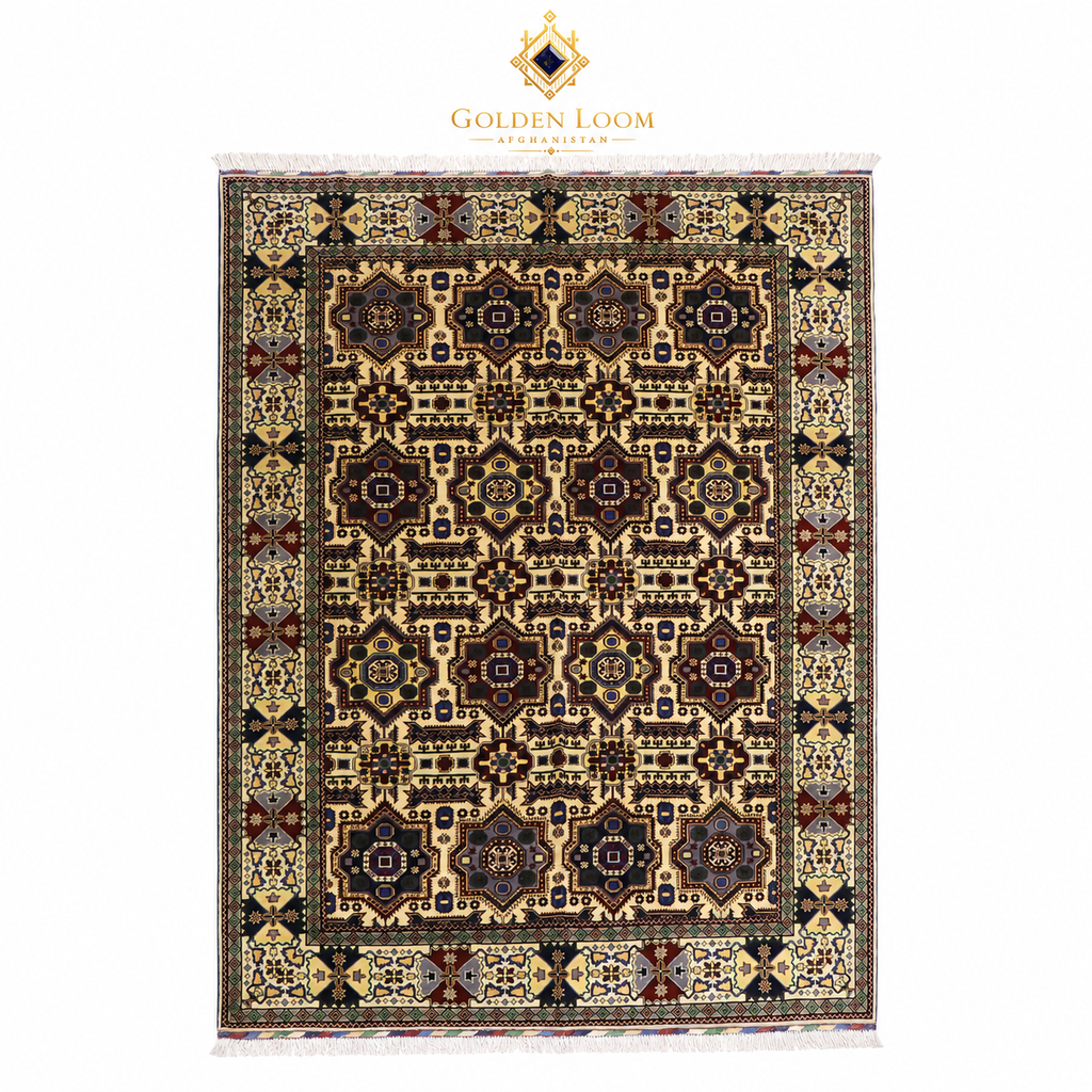 Regional Rug – Afghan Mamluk Hand-Knotted Carpet
