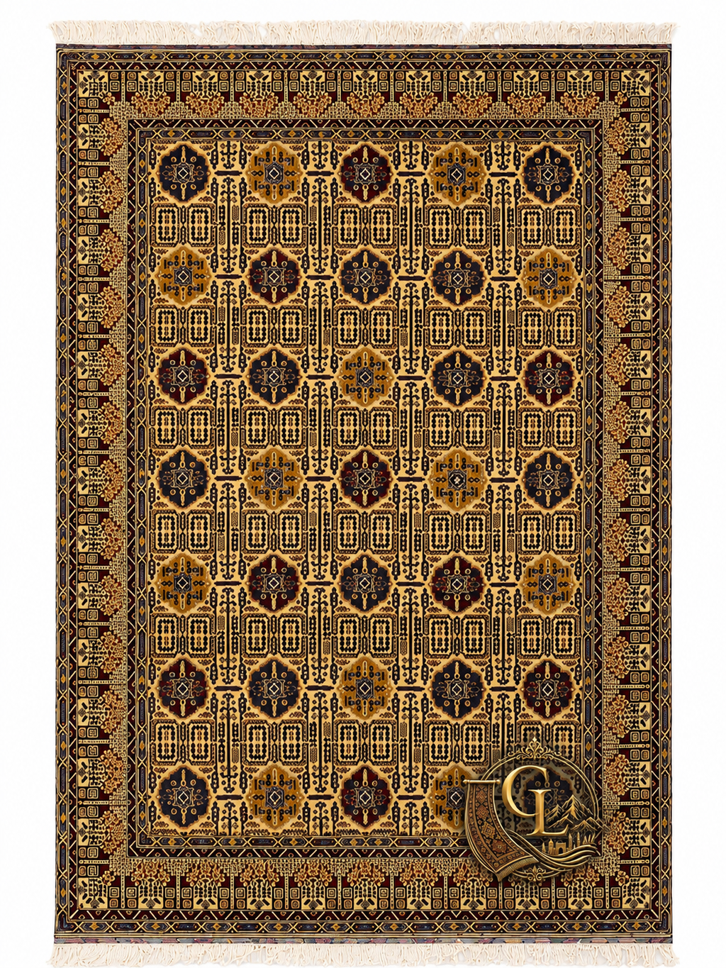 Belzhiki Gandumak Hand-Knotted Afghan Carpet | 250×350 cm