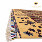 The Mazar-e-Sharif Golden Mirror Legacy | Hand-Knotted Afghan Wool Carpet