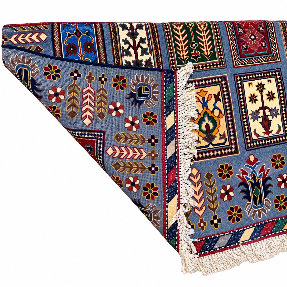 The Afghan Regional Mirror Legacy | Hand-Knotted Afghan Wool Carpet