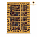The Mazar-e-Sharif Golden Mirror Legacy | Hand-Knotted Afghan Wool Carpet