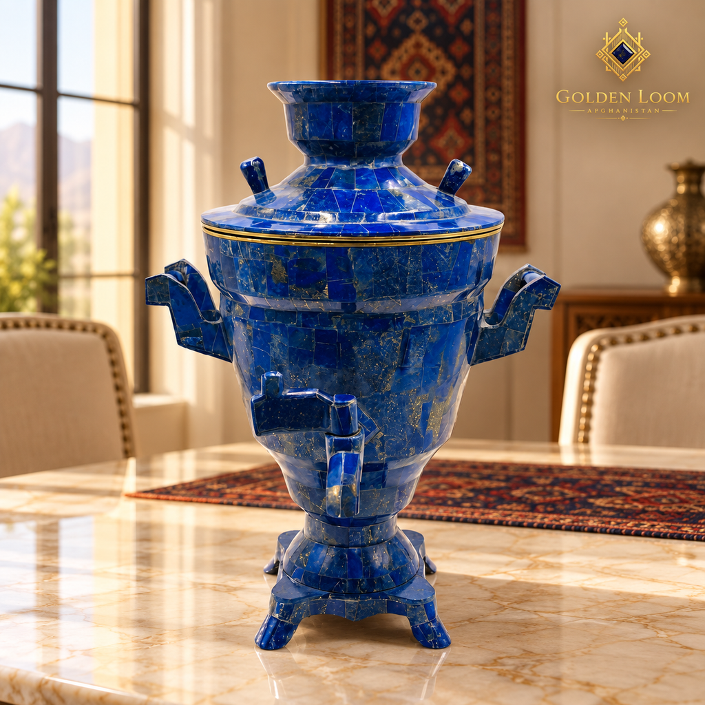 The Afghani style Lapis Lazuli Samawar