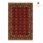 The Mazar-e-Sharif Sultani Legacy, a hand-knotted Afghan wool carpet shown in full.