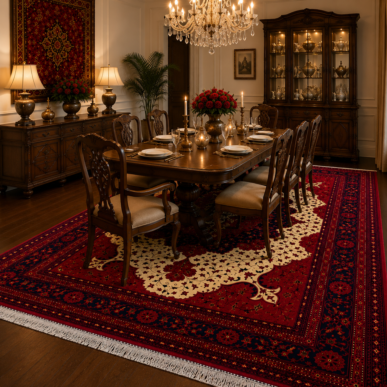 Authentic Afghan Handmade Silk Carpet – Belzhiki Design