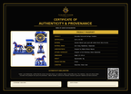 Certificate of Authenticity & Provenance card from Golden Loom Handicrafts, featuring product details