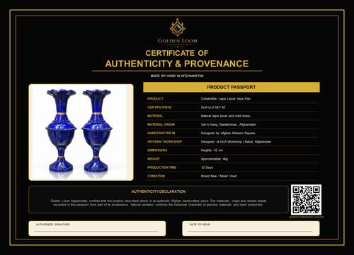 Certificate of Authenticity