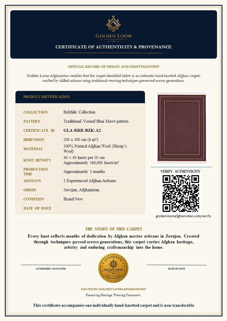 Certificate of authenticity