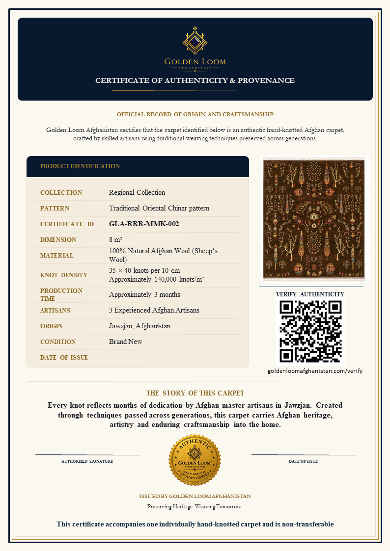 Certificate of authenticity