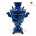 Samawar Lapis lazuli on a white background