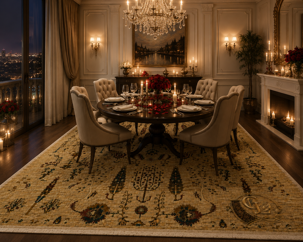 Chobi Tree of Life — Hand-Knotted Afghan Carpet | 240×301 cm