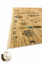 Chobi Tree of Life — Hand-Knotted Afghan Carpet | 240×301 cm
