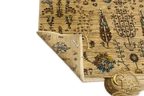 Chobi Tree of Life — Hand-Knotted Afghan Carpet | 240×301 cm