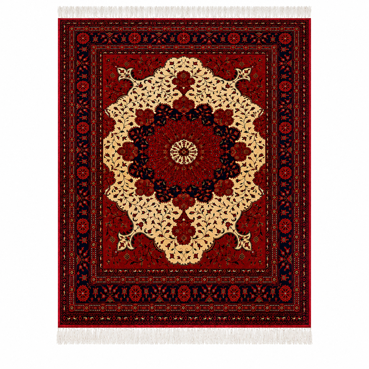 Authentic Afghan Handmade Silk Carpet – Belzhiki Design