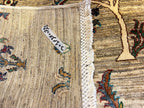 Chobi Tree of Life — Hand-Knotted Afghan Carpet | 240×301 cm