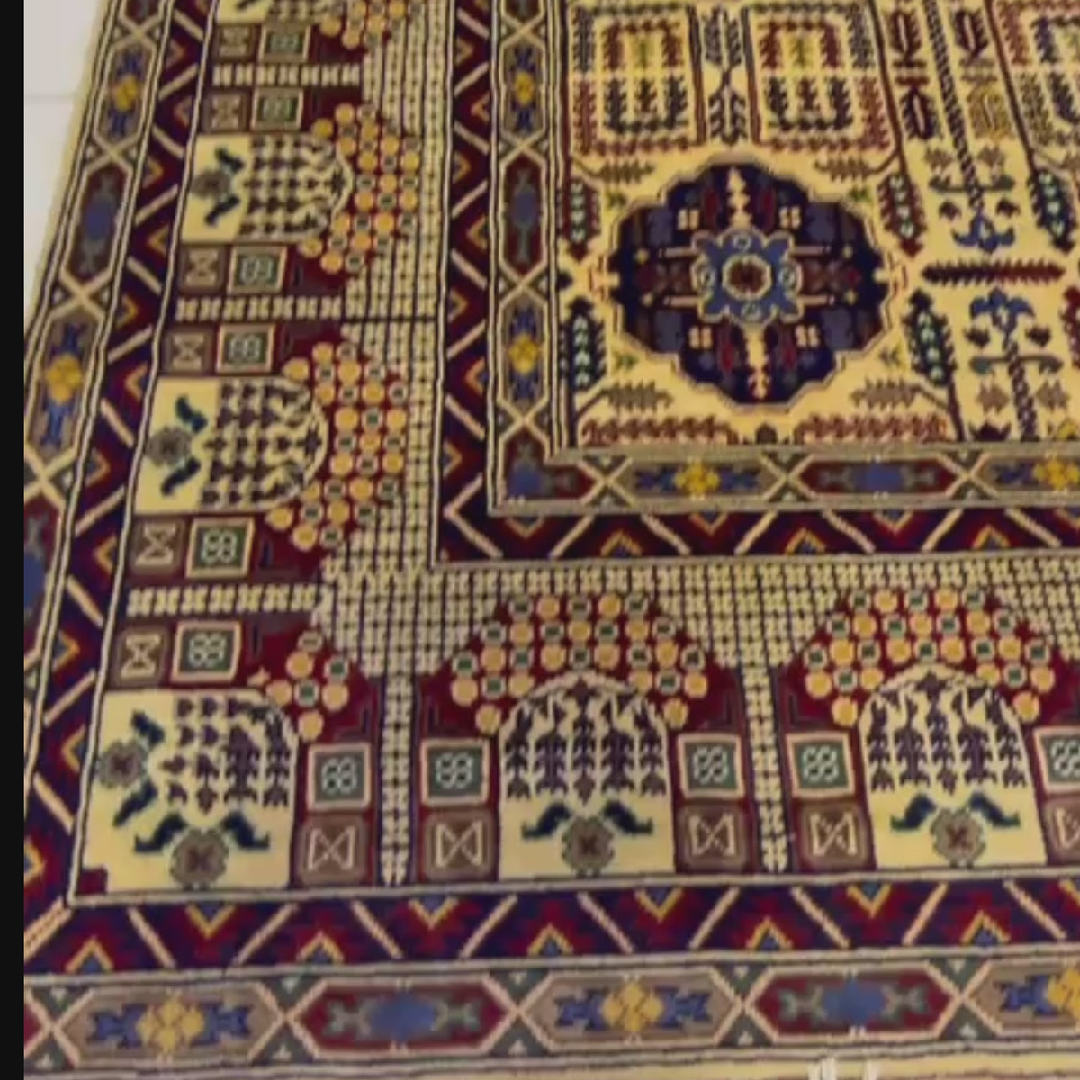 The Jawzjan Gandumak Legacy | Hand-Knotted Afghan Wool Carpet