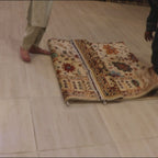 Afghan Chobi Carpet | Floral Pattern | Hand-Knotted in Jawzjan