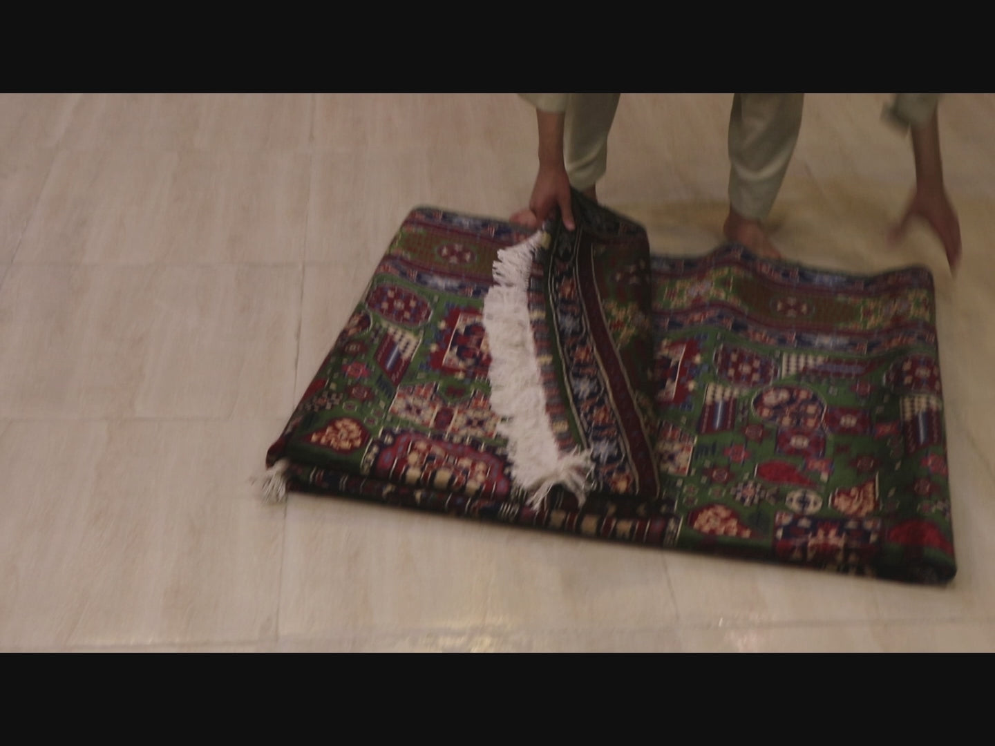 Belzhiki Mamluk Hand-Knotted Afghan Carpet — Pair | Khamyab & Mazar-e-Sharif