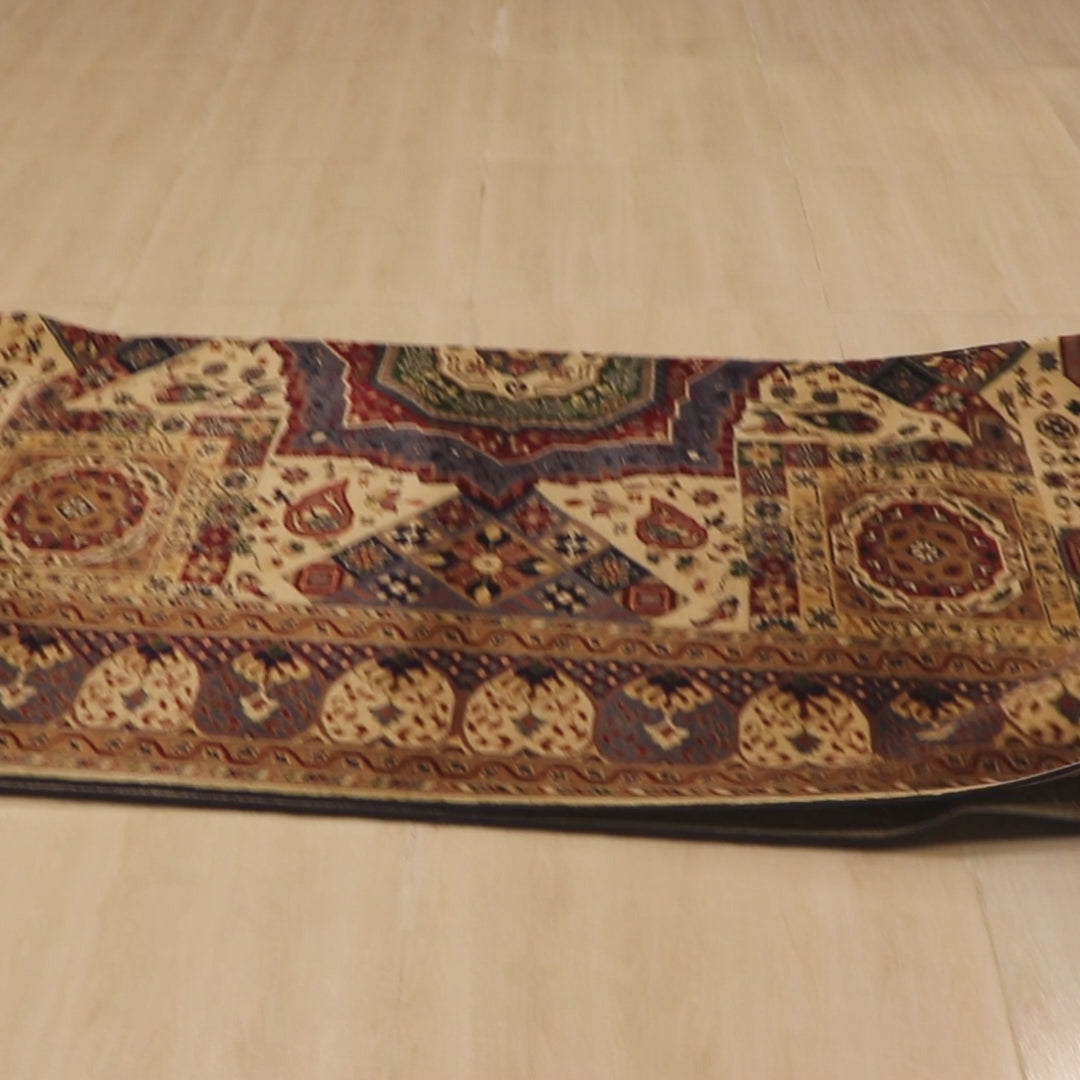 Regional Mamluk Carpet — Handwoven Afghan Masterpiece
