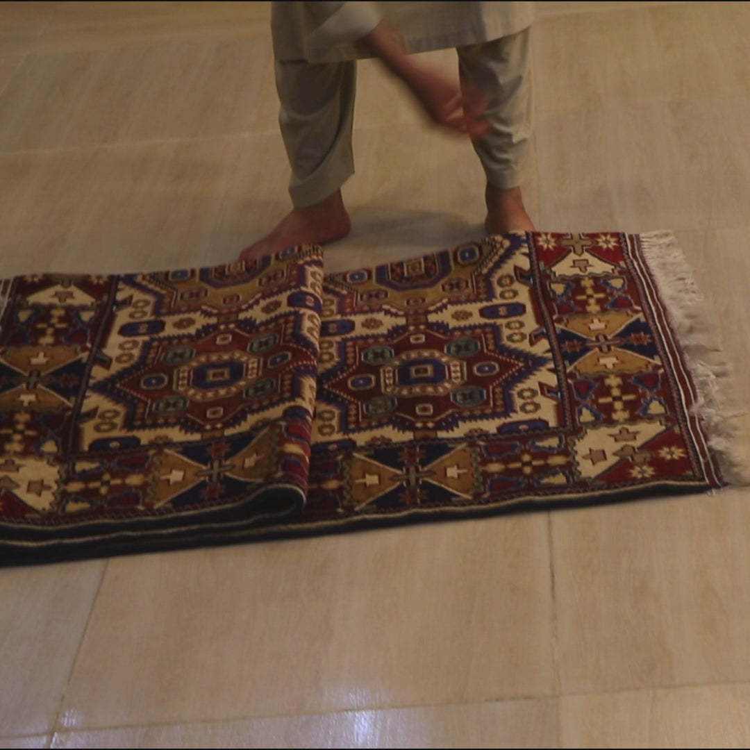 Belzhiki Mamluk Afghan Carpet – Hand-Knotted | Jawzjan, Afghanistan